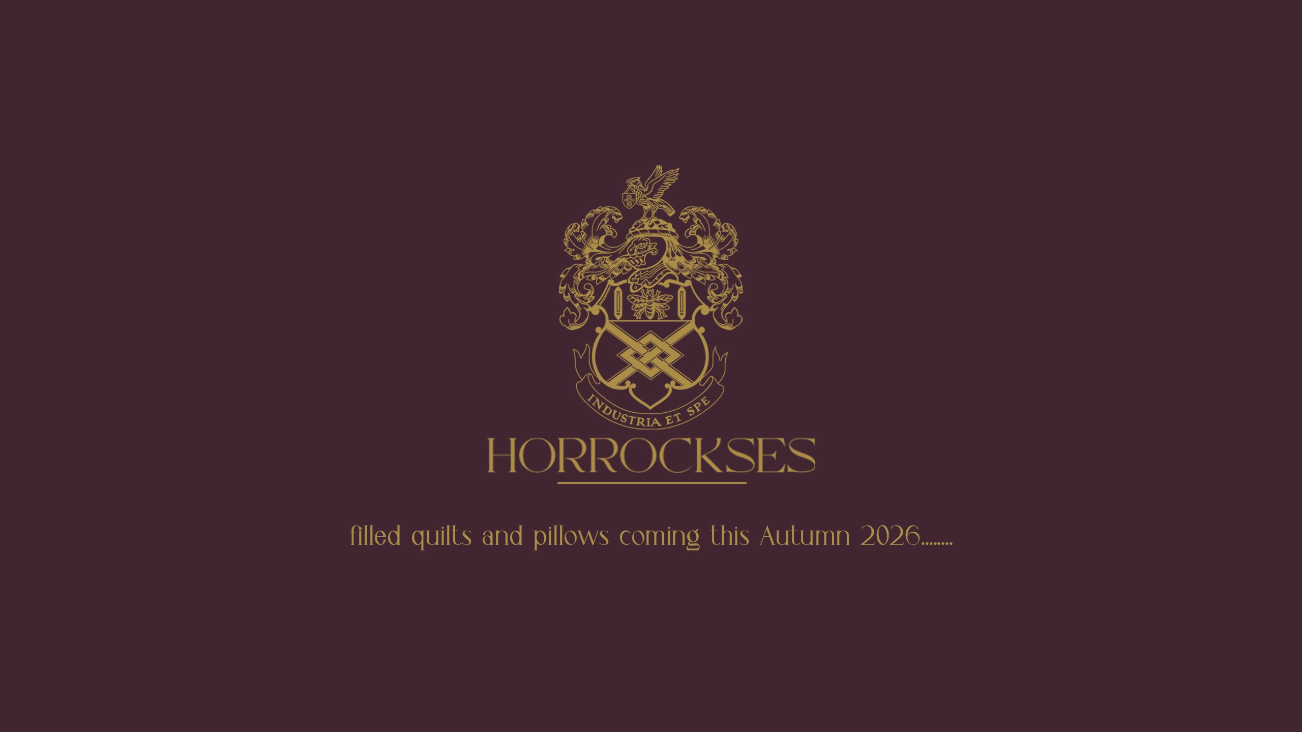 Horrockses — filled quilts and pillows coming this Autumn 2026